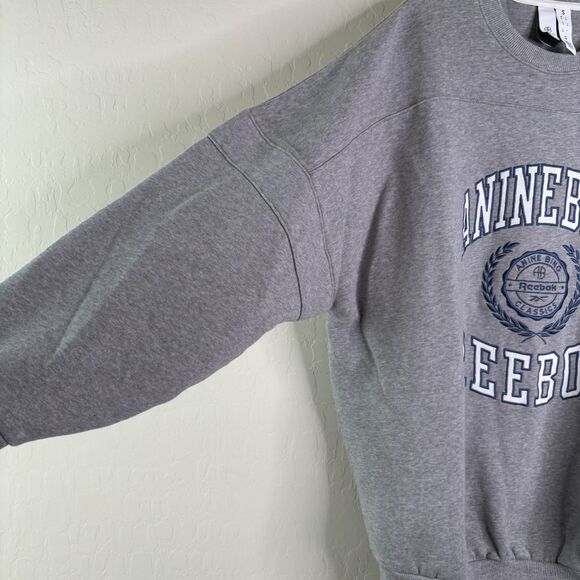 Anine Bing Reebok Oversized Varsity Sweatshirt - Picture 6 of 8